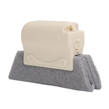 Window Grooves Cleaning Brush Handheld Crevice Cleaner Tools for Window Slides and Gaps - Side View