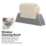 Window Grooves Cleaning Brush Handheld Crevice Cleaner Tools for Window Slides and Gaps - Extra Image