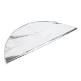 Round Fire Pit Mat Fireproof Outdoor terrace Barbecue Grill Deck Protection Pad SuppliesSilver Gray 91cm