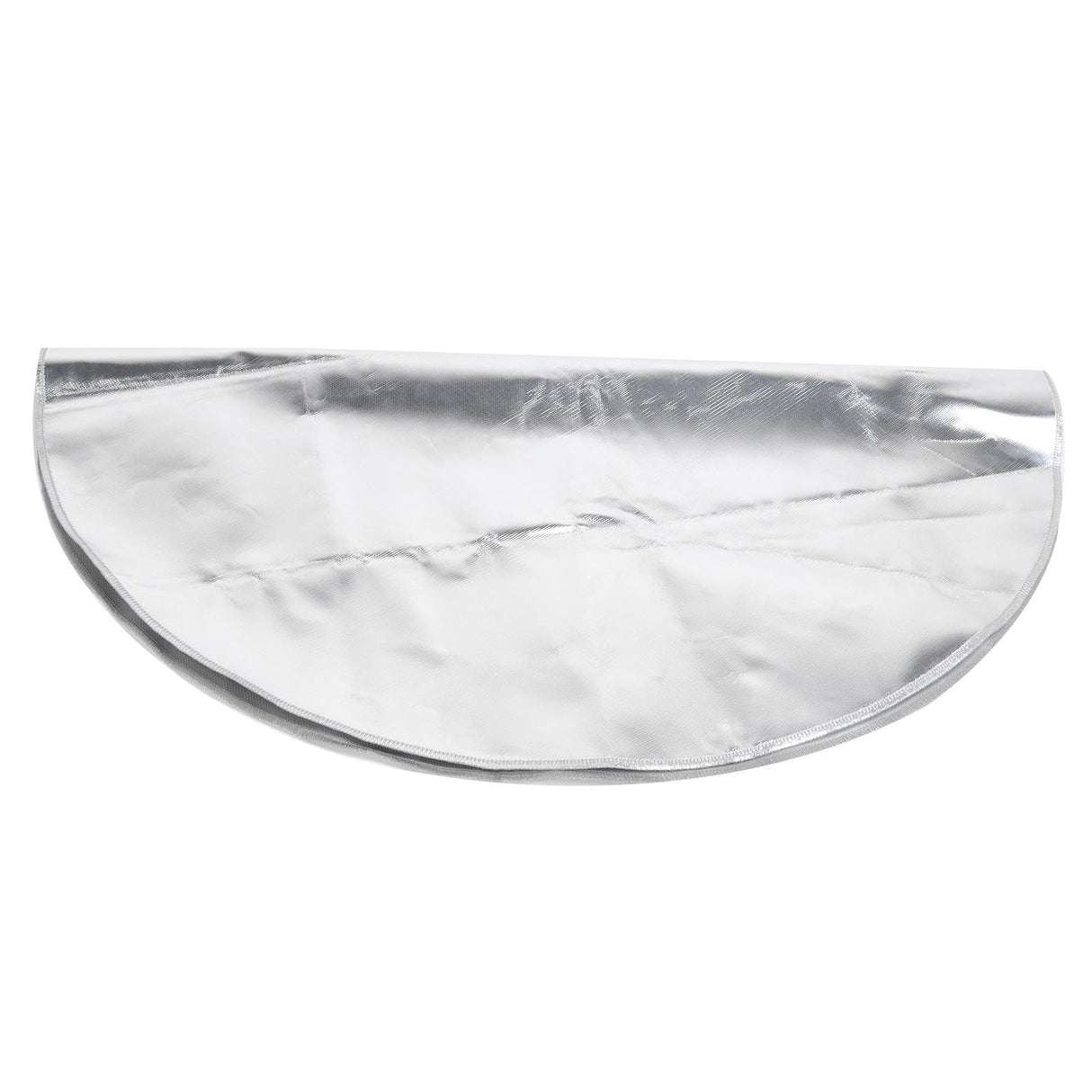 Round Fire Pit Mat Fireproof Outdoor terrace Barbecue Grill Deck Protection Pad SuppliesSilver Gray 91cm