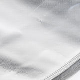 Round Fire Pit Mat Fireproof Outdoor terrace Barbecue Grill Deck Protection Pad SuppliesSilver Gray 91cm - Extra Image
