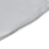Round Fire Pit Mat Fireproof Outdoor terrace Barbecue Grill Deck Protection Pad SuppliesSilver Gray 60cm