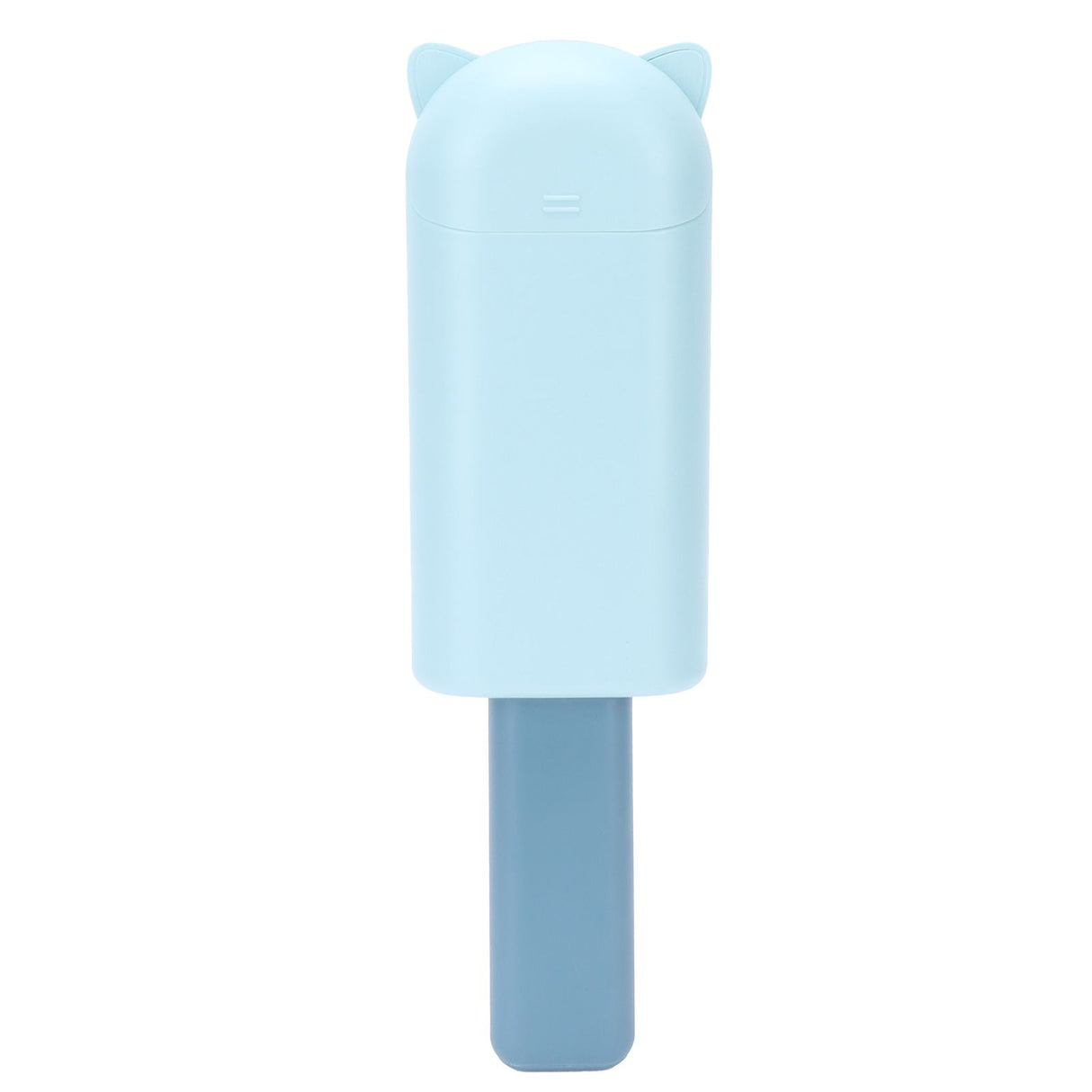 Double-Sided Hair Removal Brush with Storage Cover Portable Clothes Lint Remover Blue
