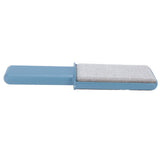 Double-Sided Hair Removal Brush with Storage Cover Portable Clothes Lint Remover Blue
