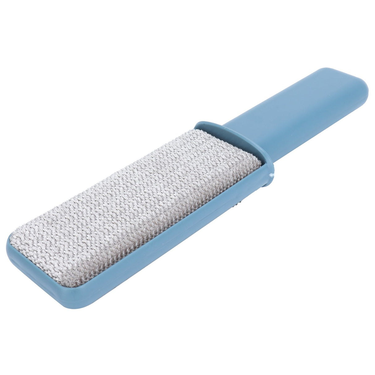 Double-Sided Hair Removal Brush with Storage Cover Portable Clothes Lint Remover Blue