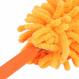 Telescopic Duster Detachable Washable 72cm Chenille Dust Removal Tool for Home Cleaning Orange - Extra Image