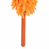 Telescopic Duster Detachable Washable 72cm Chenille Dust Removal Tool for Home Cleaning Orange - Extra Image
