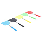 5PCS Plastic Fly Swatter with Retractable Rod Thicken PlantainShaped Fly Swatter for Home - Top-Down View