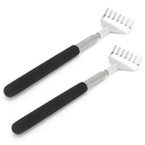 2Pcs Retractable Back Scratcher Portable Stainless Steel Scratching Tool 20‑68cm