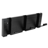 Balck Originality Hook Coat Hook Concealed Row Hanger for Home Doorway Living Room - Top-Down View