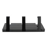 Balck Originality Hook Coat Hook Concealed Row Hanger for Home Doorway Living Room