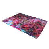 Decorative Tapestry Innovative Wall Hanging Carpet Art for Home Bedroom Background200x150cm - Side View