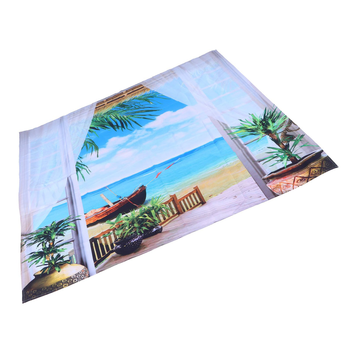 Home Tapestry Landscape Pattern Polyester Fabric Hanging Blanket for Bedroom Balcony230x180cm