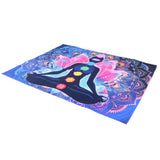 Wall Tapestry Nordic Style Polyester Fiber Wall Hanging Blanket Background Art Decors200x150cm - Side View