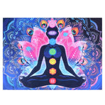 Wall Tapestry Nordic Style Polyester Fiber Wall Hanging Blanket Background Art Decors150x150cm