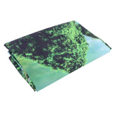 Forest Stream Scenery Tapestry Background Wall Hanging Decorative Blanket for Home Use150x150cm