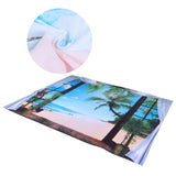 Window Beach Landscape Pattern Tapestry Wall Hanging for Living Room Bedroom Art Decor230x180cm - Extra Image