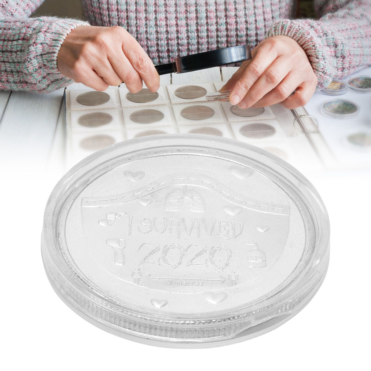 Commemorative Coin Innovative 2020 Medal Memorial Coin Gift Souvenirs CollectionSilver