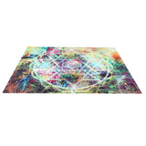 Abstract Geometric Pattern Tapestry Wall Hanging for Living Room Bedroom Art Decor230x180cm - Top-Down View