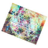 Abstract Geometric Pattern Tapestry Wall Hanging for Living Room Bedroom Art Decor230x180cm