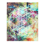 Abstract Geometric Pattern Tapestry Wall Hanging for Living Room Bedroom Art Decor200x150cm