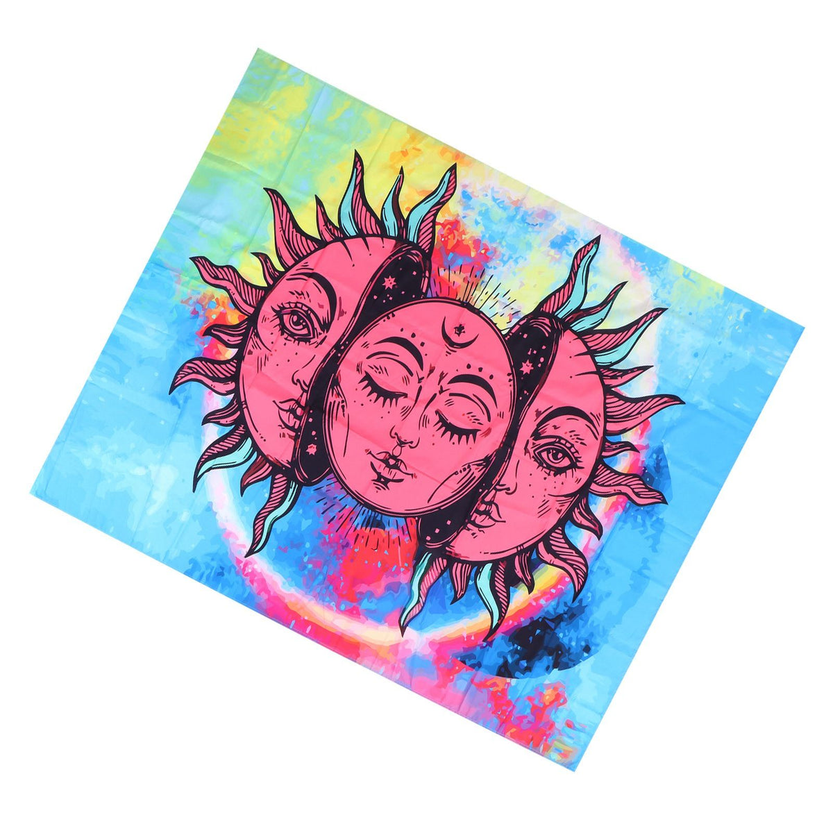 Sun Goddess Pattern Tapestry Wall Hanging for Bedroom Living Room Background Art Decor230x180cm