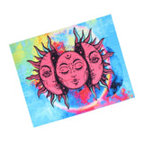 Sun Goddess Pattern Tapestry Wall Hanging for Bedroom Living Room Background Art Decor230x180cm