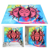 Sun Goddess Pattern Tapestry Wall Hanging for Bedroom Living Room Background Art Decor230x180cm