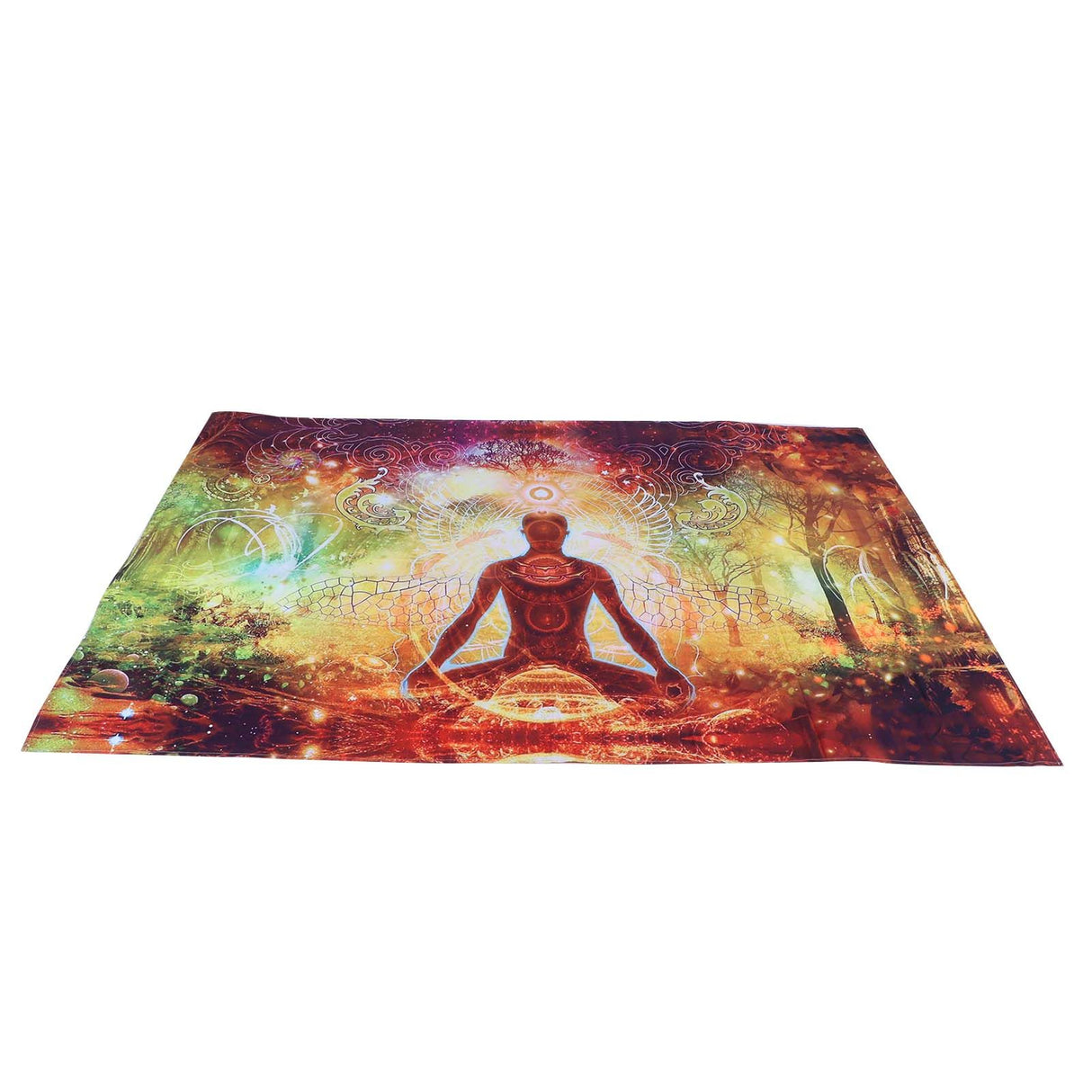 Forest Yoga Background Pattern Tapestry Wall Hanging Wall Blanket for Home Decor230x180cm