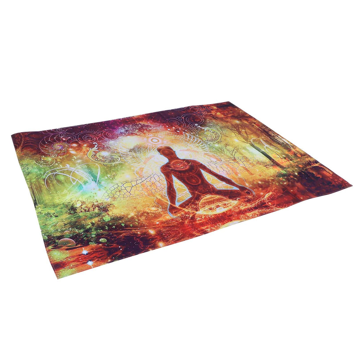 Forest Yoga Background Pattern Tapestry Wall Hanging Wall Blanket for Home Decor230x180cm