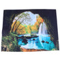 Cave River Landscape Pattern Tapestry Wall Hanging Wall Blanket for Bedroom Decor230x180cm
