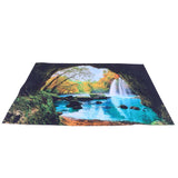 Cave River Landscape Pattern Tapestry Wall Hanging Wall Blanket for Bedroom Decor230x180cm