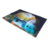 Cave River Landscape Pattern Tapestry Wall Hanging Wall Blanket for Bedroom Decor230x180cm