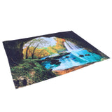 Cave River Landscape Pattern Tapestry Wall Hanging Wall Blanket for Bedroom Decor230x180cm - Extra Image