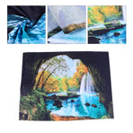 Cave River Landscape Pattern Tapestry Wall Hanging Wall Blanket for Bedroom Decor200x150cm