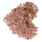500Pcs Heart‑Shape Chips Wood Grain Slice Decoration DIY Hand‑Made Scrapbook Crafts
