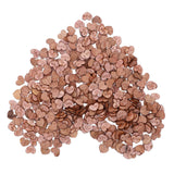 500Pcs Heart‑Shape Chips Wood Grain Slice Decoration DIY Hand‑Made Scrapbook Crafts
