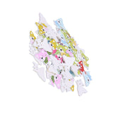 50Pcs Mixed Wooden Buttons Cartoon Dog Shape Button DIY HandSewn Clothes Decoration - 45-Degree Angle