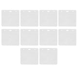 10PCS Card Protector Waterproof Immunization Record Card Holder Clear PVC Sleeve