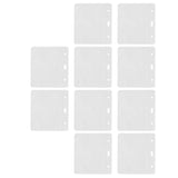 10PCS Card Protector Waterproof Immunization Record Card Holder Clear PVC Sleeve - Front View