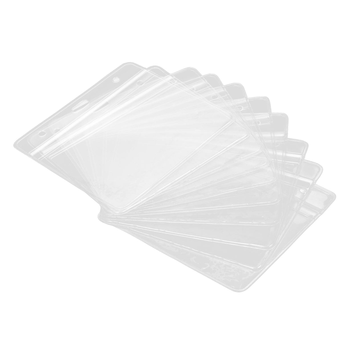10PCS Card Protector Waterproof Immunization Record Card Holder Clear PVC Sleeve