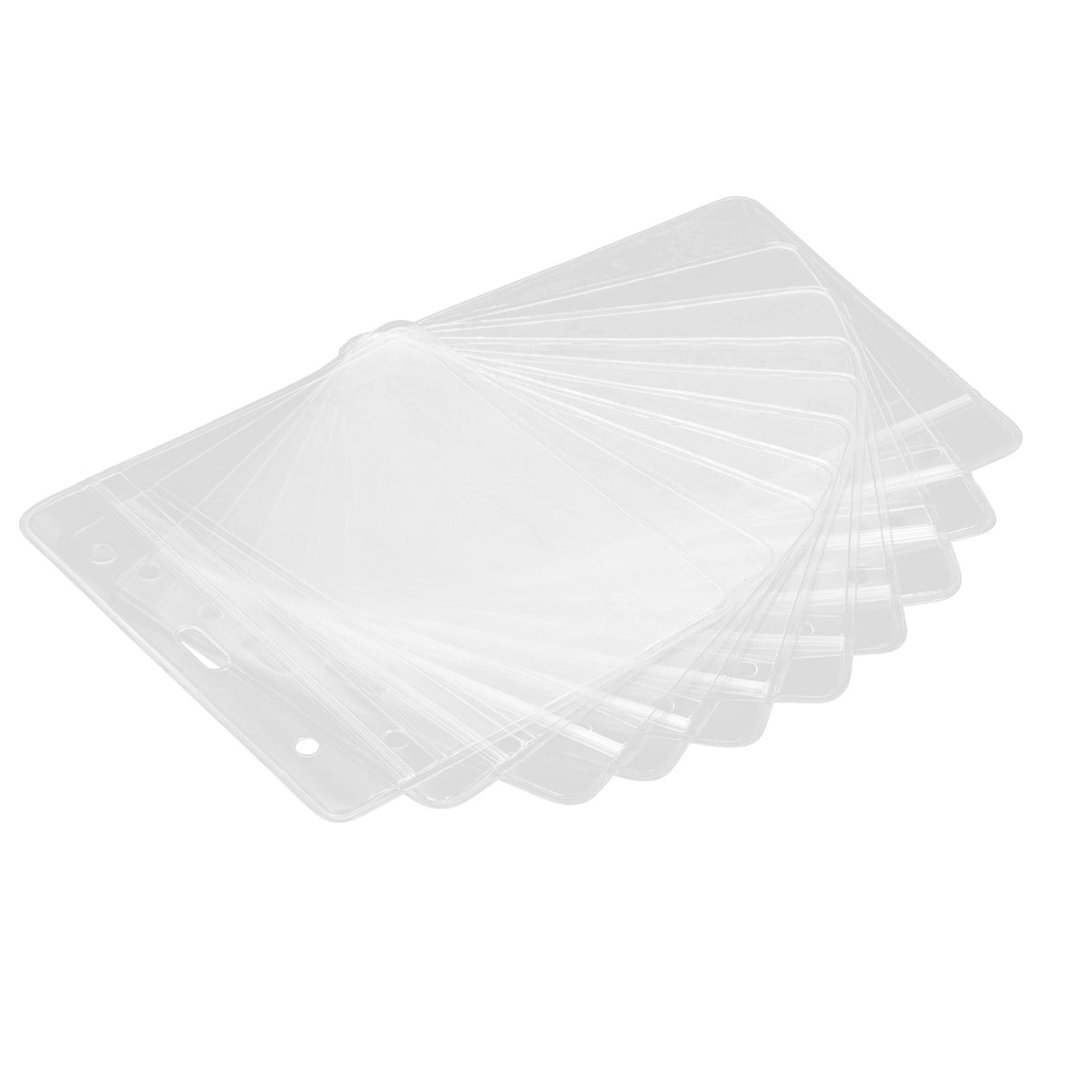 10PCS Card Protector Waterproof Immunization Record Card Holder Clear PVC Sleeve