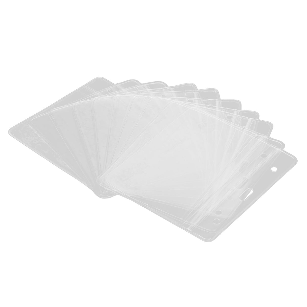 10PCS Card Protector Waterproof Immunization Record Card Holder Clear PVC Sleeve