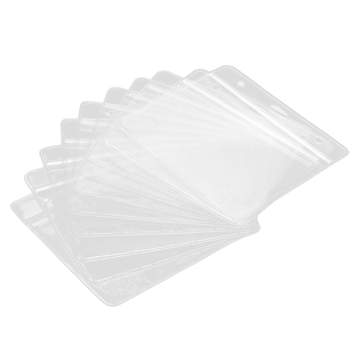 10PCS Card Protector Waterproof Immunization Record Card Holder Clear PVC Sleeve