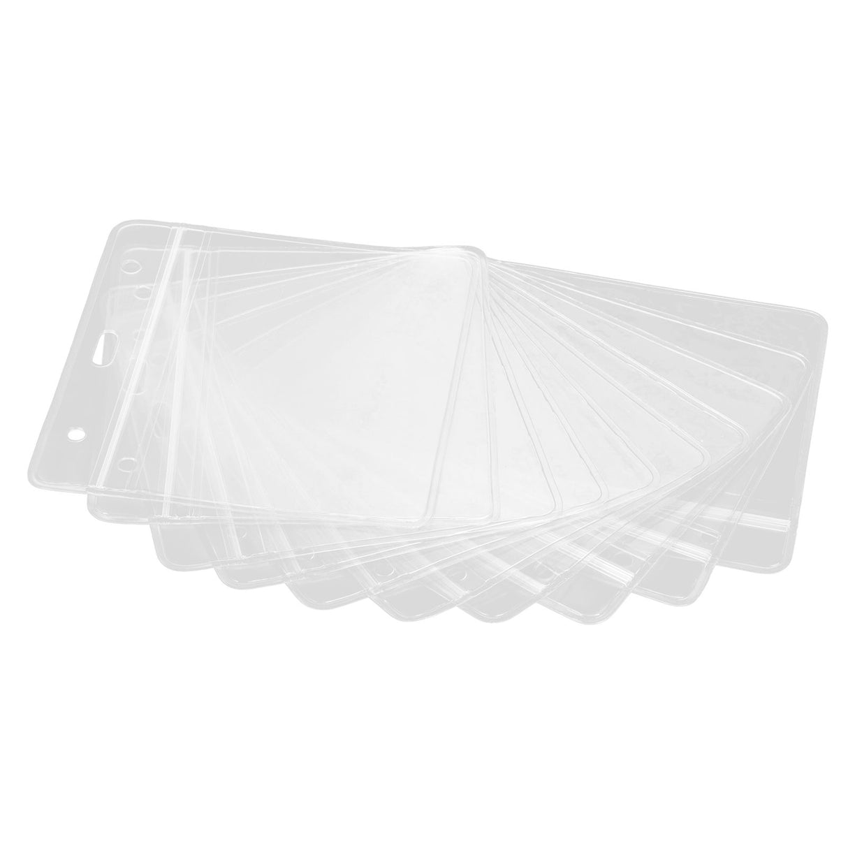 10PCS Card Protector Waterproof Immunization Record Card Holder Clear PVC Sleeve