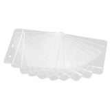10PCS Card Protector Waterproof Immunization Record Card Holder Clear PVC Sleeve