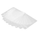 10PCS Card Protector Waterproof Immunization Record Card Holder Clear PVC Sleeve