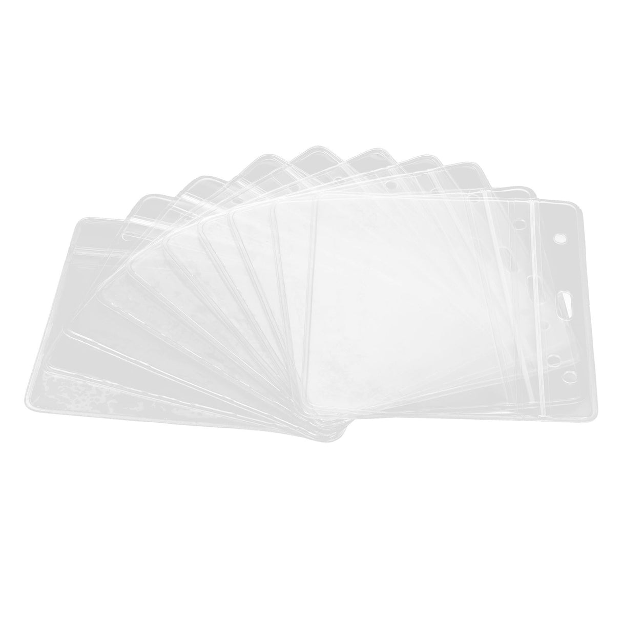 10PCS Card Protector Waterproof Immunization Record Card Holder Clear PVC Sleeve