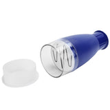 Manual Chopper Hand Press Garlic Ginger Garlic Chop Cutter Household with 2pcs Plastic BoxBlue