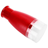 Manual Chopper Hand Press Garlic Ginger Garlic Chop Cutter Household with 2pcs Plastic BoxRed - Top-Down View